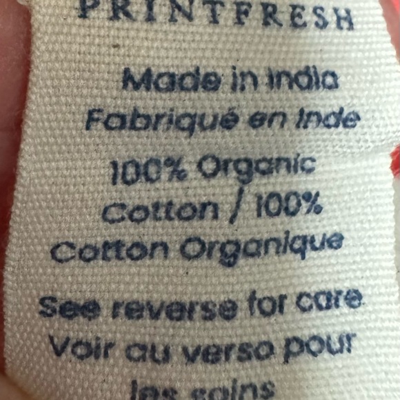 NWT Printfresh The Muse Dress Peach Cobbler Short Sleeve Midi Dress M - Picture 14 of 14